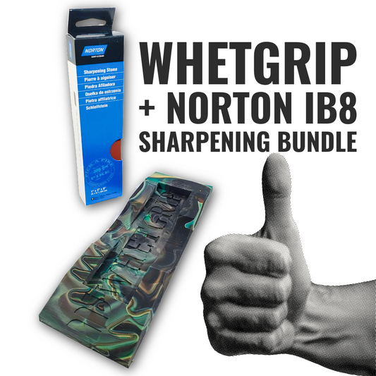 Whetgrip + Norton IB8 Sharpening Bundle